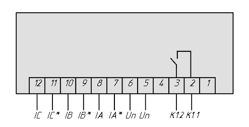 Схема внешних подключений реле РДЦ-01-053, РДЦ-01-203