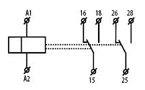 Схема подключения реле времени ВЛ-163