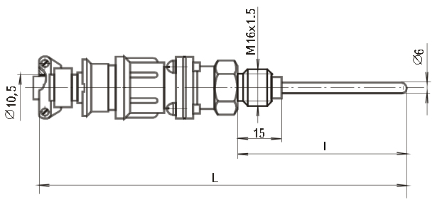 Размеры термопреобразователя ТСМ-364-01