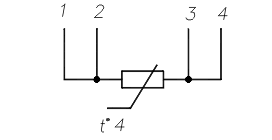 Схематическое изображение соединений для внутренних проводников